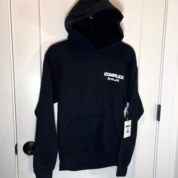 •NWT• Complex x NIGO 20 year Cat Sweatshirt Hoodie in Black• XS - Picture 7 of 11